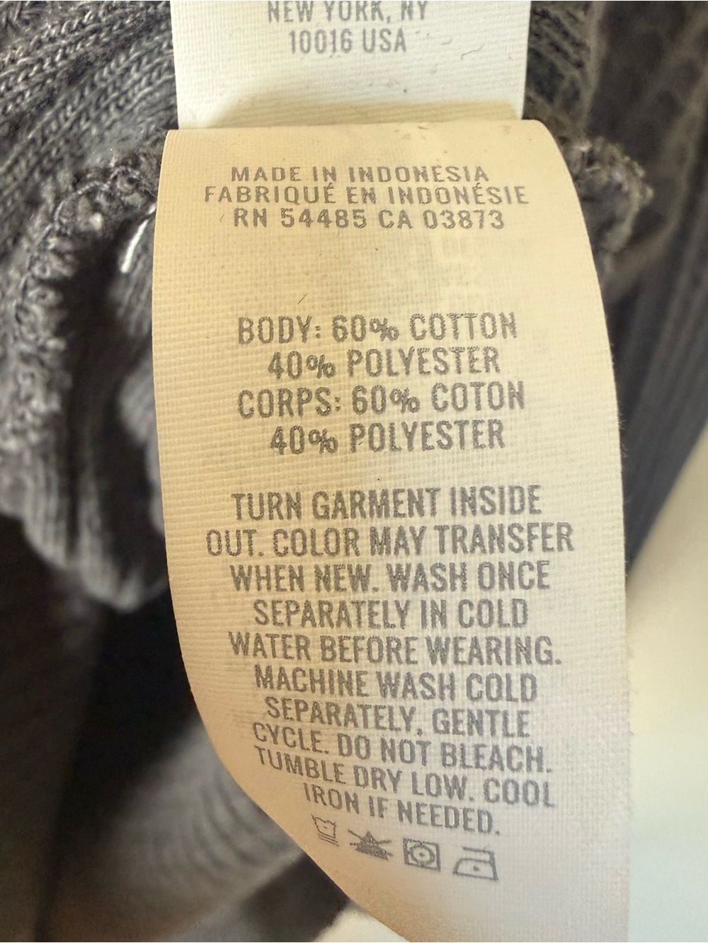aerie Charcoal Grey Anytime Fave Oversized Waffle Knit Shirt Size Small - Picture 6 of 7